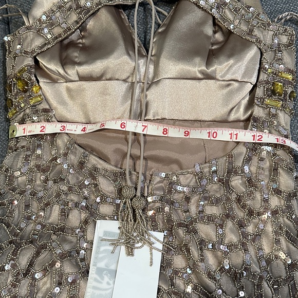 Alberto Makali Long Gown Cover Beading - Picture 10 of 10